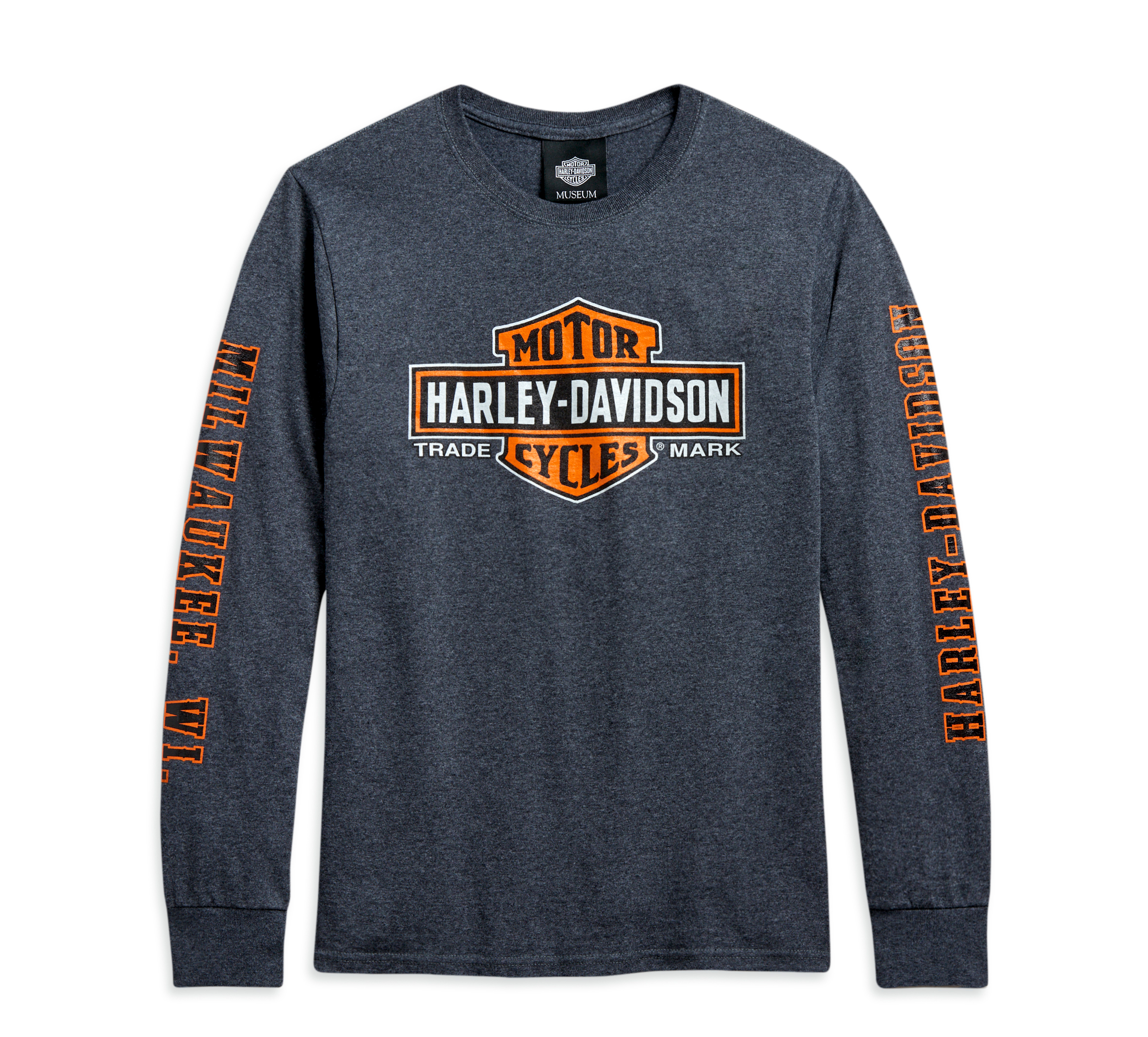 Men's LS Trademark Bar & Shield Tee | Harley-Davidson USA