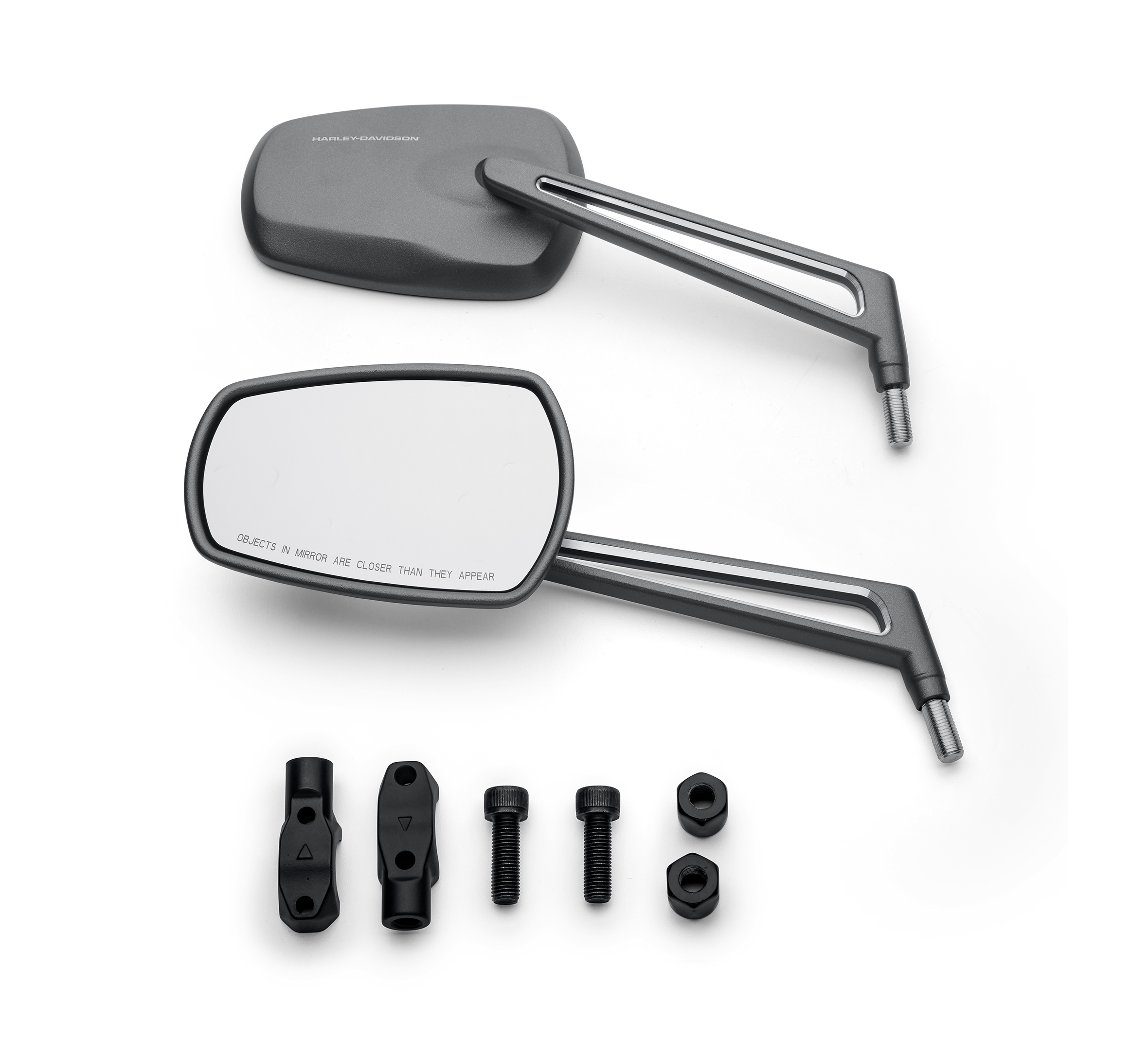Rectangle Motorcycle Mirrors For Harley-Davidson Electra Glide Heritage Softail 