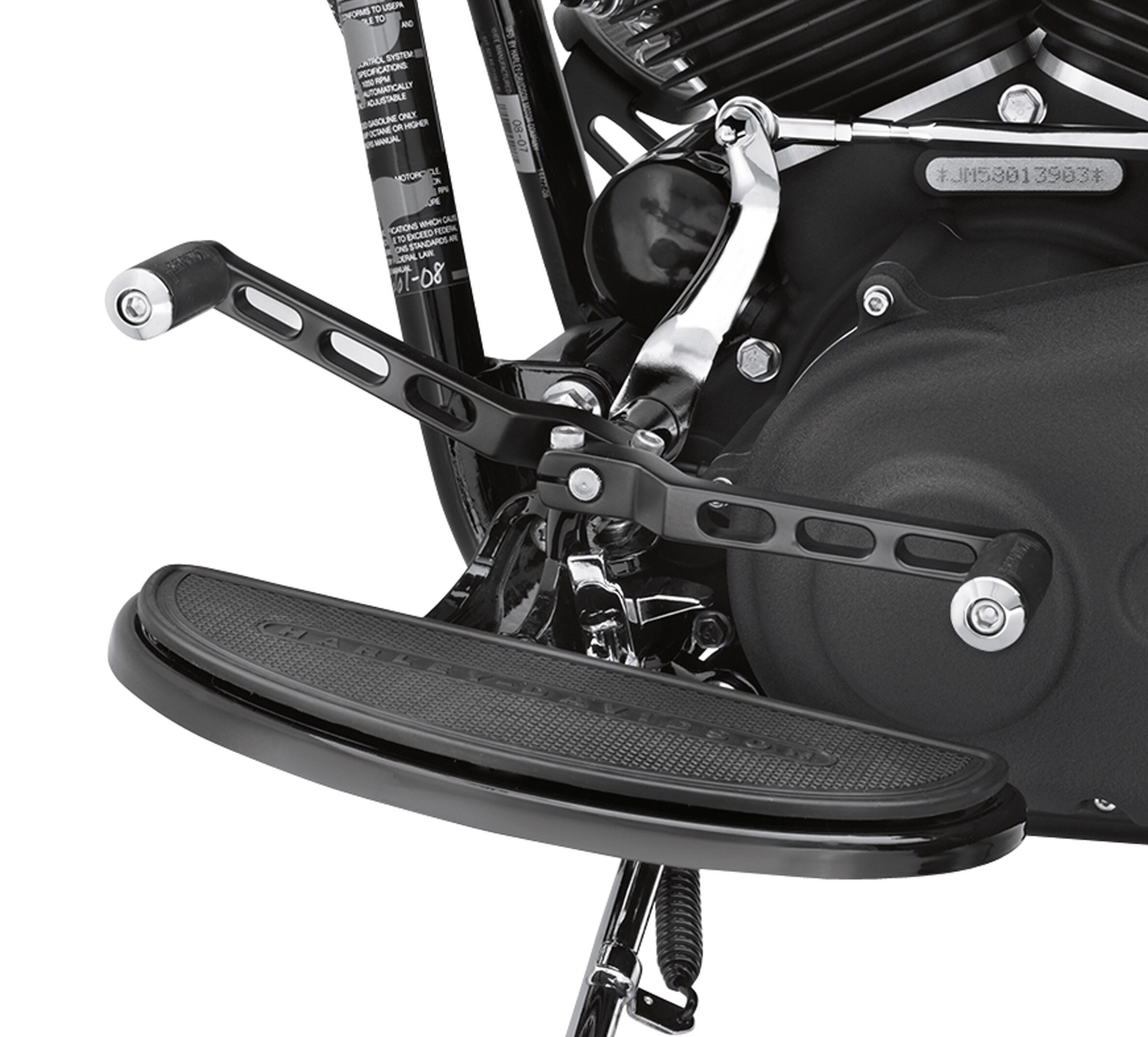 Satin Black Billet Heel/Toe Shift Lever - 34023-08 | Harley-Davidson USA