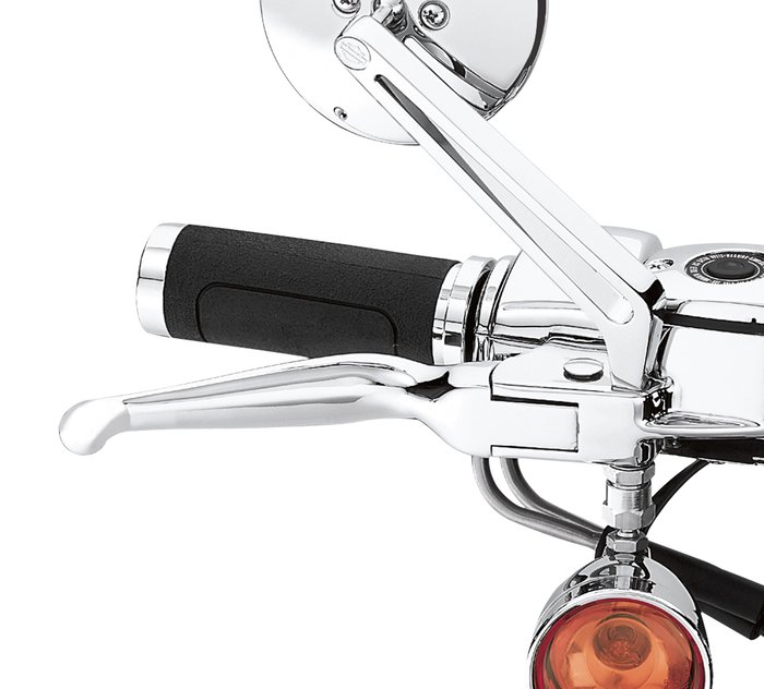 KiWAV chrome hand control lever kit 5-hole fits 2008-2016 Harley Road King FLHR