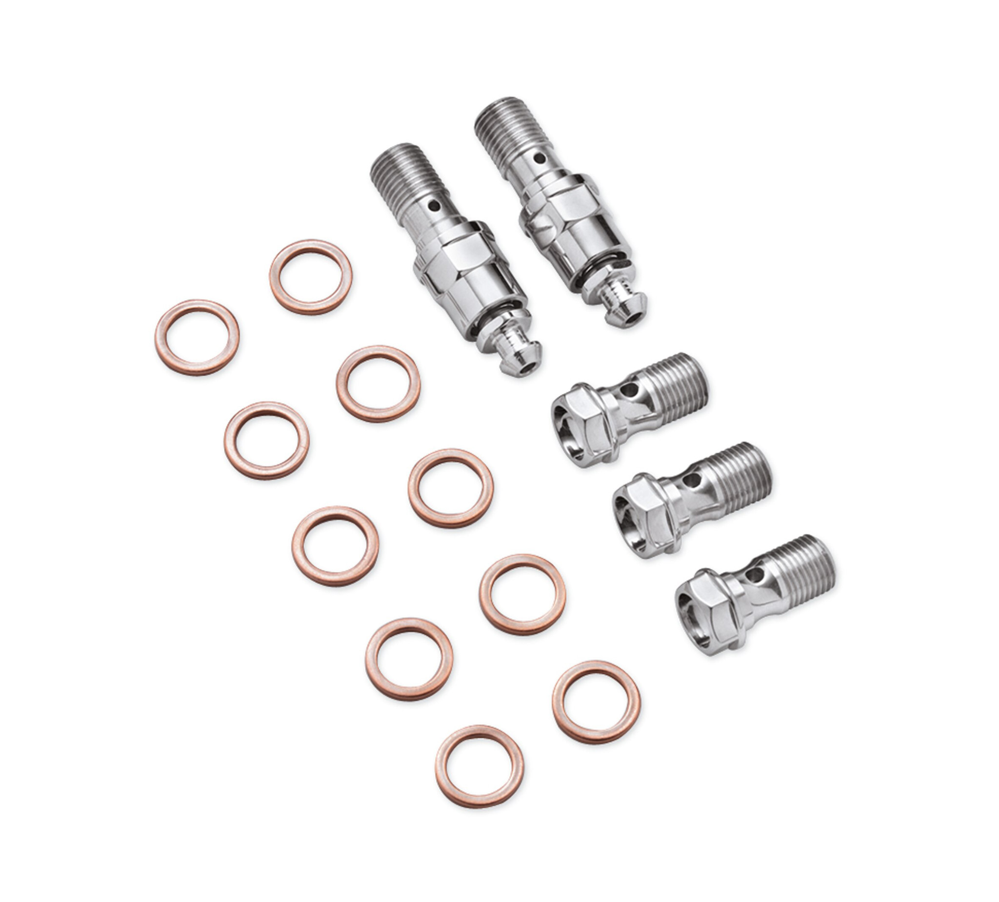 Chrome Banjo Bolt Kit HarleyDavidson USA