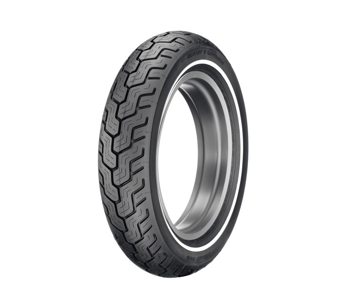 Dunlop Tire Series - D402 MT90B16 Slim Whitewall - 16 in. Rear 1