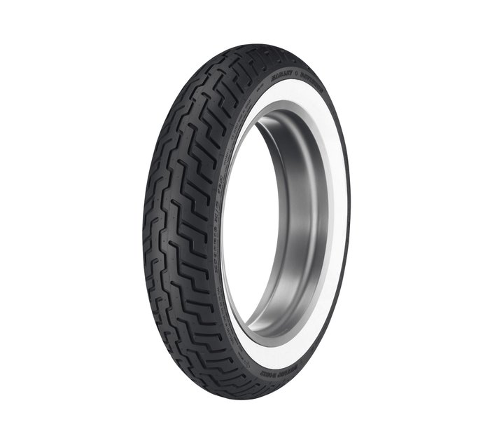 Dunlop Tire Series- D402 MT90B16 Wide Whitewall - 16 in. Rear 1