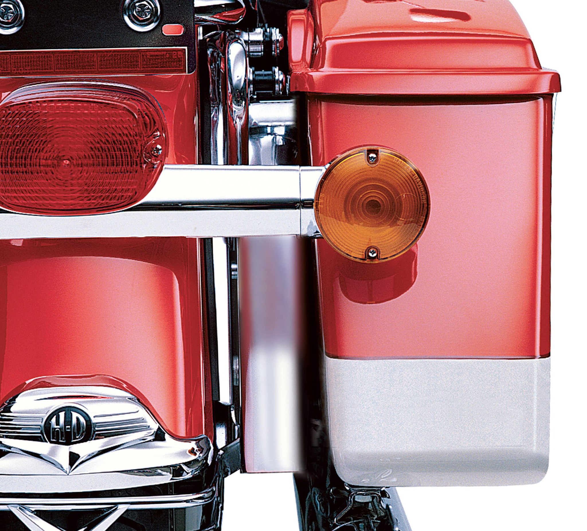 Chrome Solid Saddlebag Filler Strip Kit