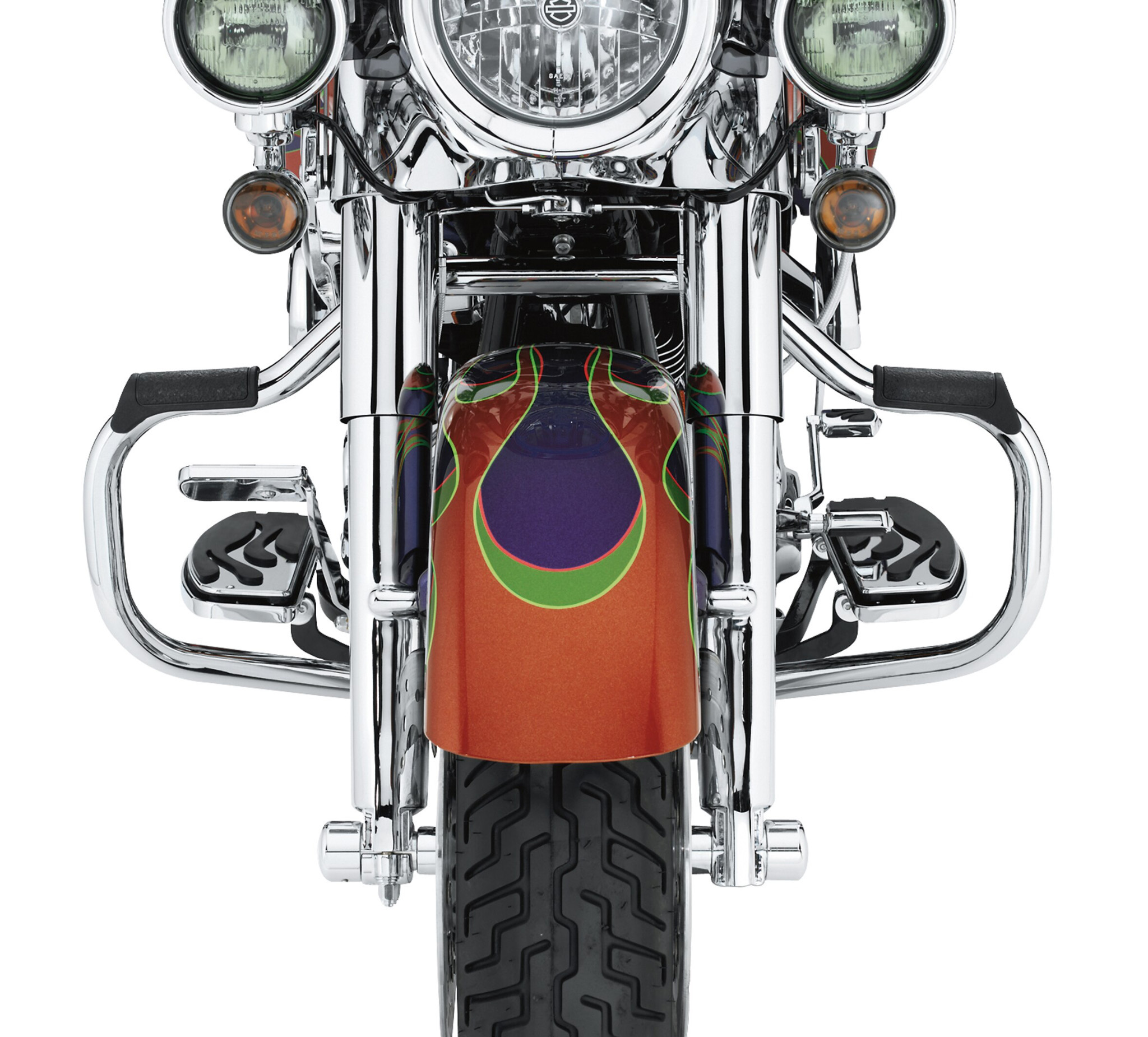 Chrome Mustache Engine Guard HarleyDavidson ID