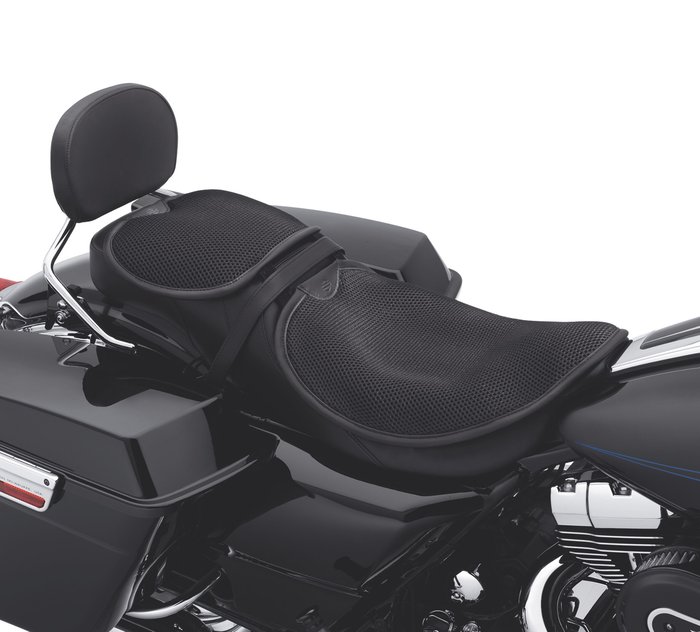 Passenger rear pillion seat gel pad for harley V road MOTORCYCLES 