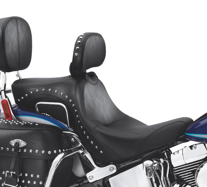 Signature Series FLSTC Rider Seat and Backrest with Studs 1