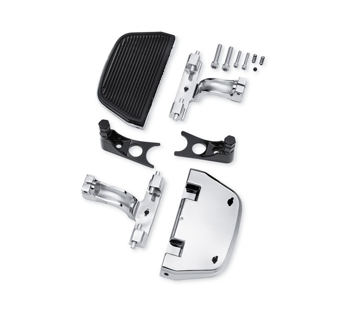 Chrome Softail Passenger Footboard and Mount Kit 1
