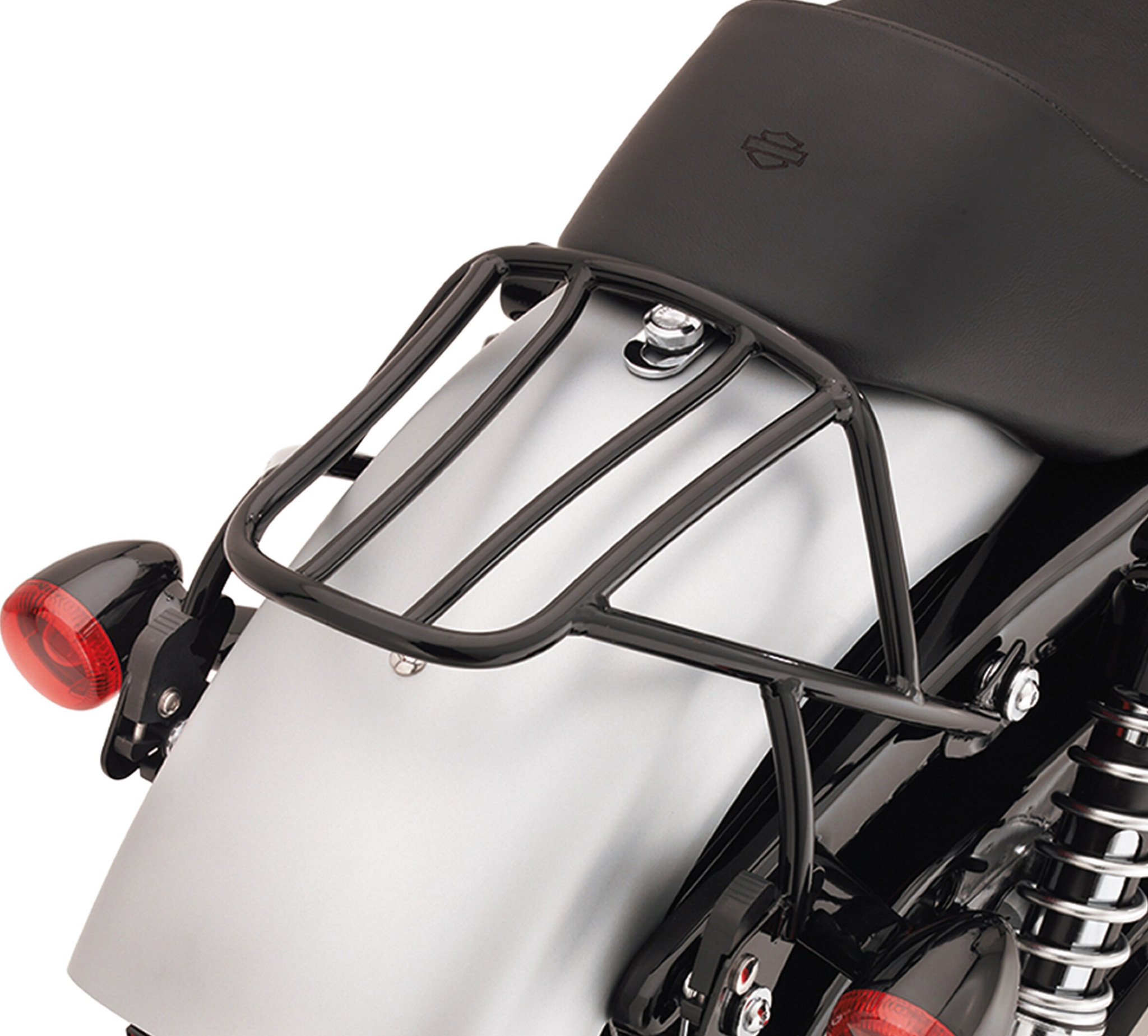 Ridgeyard Fender Solo Seat Luggage Rack Black For Harley Sportster XL883 04-15 