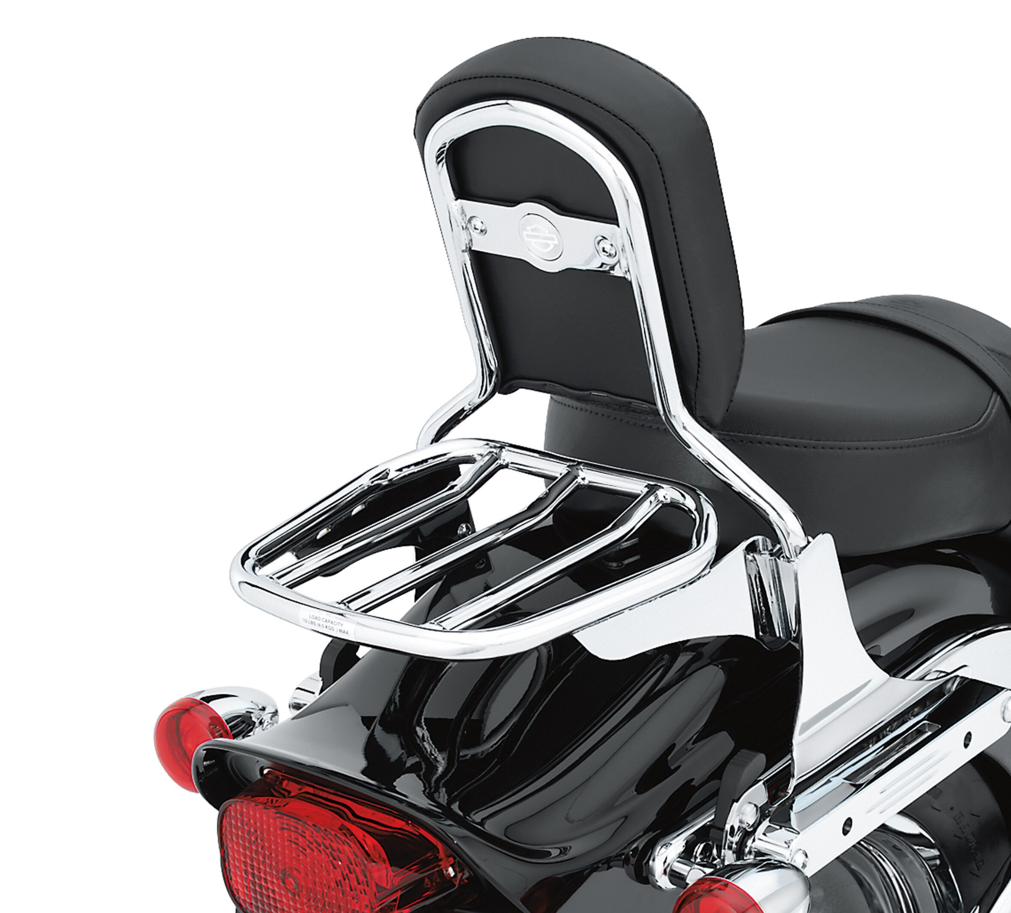 Custom Tapered Sport Luggage Rack Chrome 5395306 HarleyDavidson USA