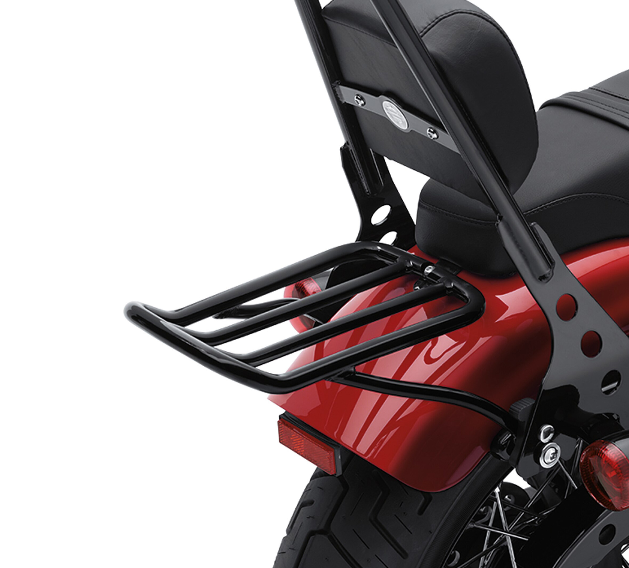 Chopped Fender Gloss Black Luggage Rack 5425010 HarleyDavidson USA