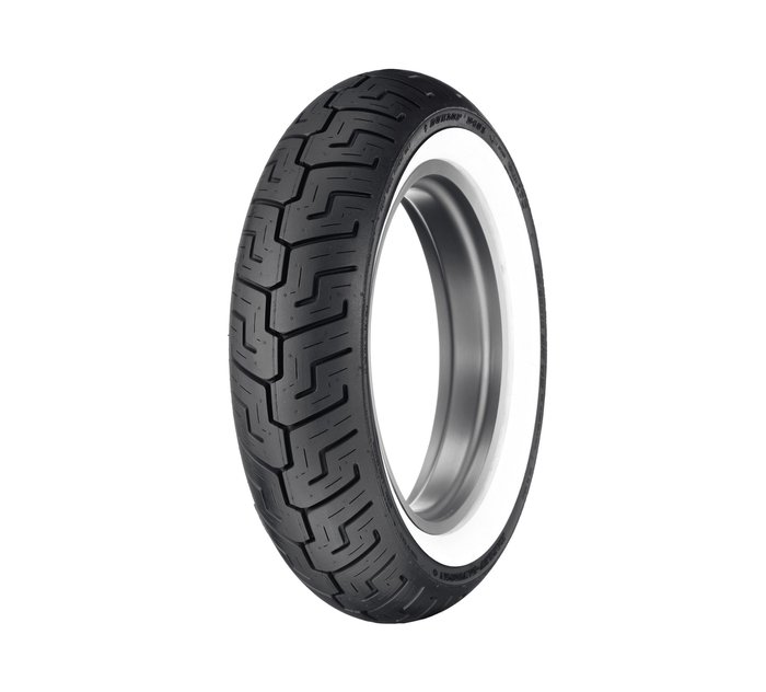 Dunlop Tire Series - D401 150/80B16 Wide Whitewall - 16 in. Rear 1