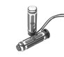 Chrome and Rubber Small Heated Hand Grips