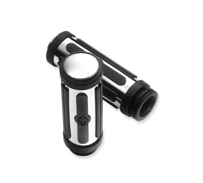 Chrome and Rubber Hand Grips 1
