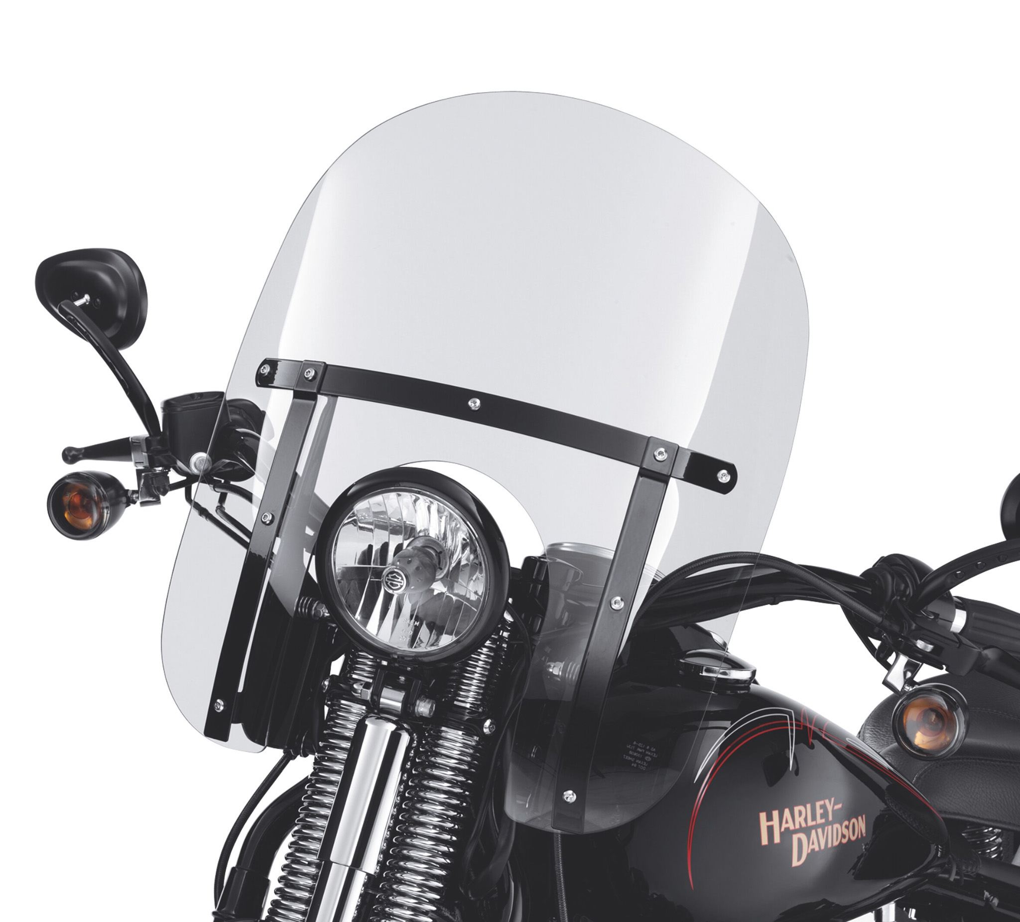 HD Detachables Compact Windshield for Softail Springer Models 15 in