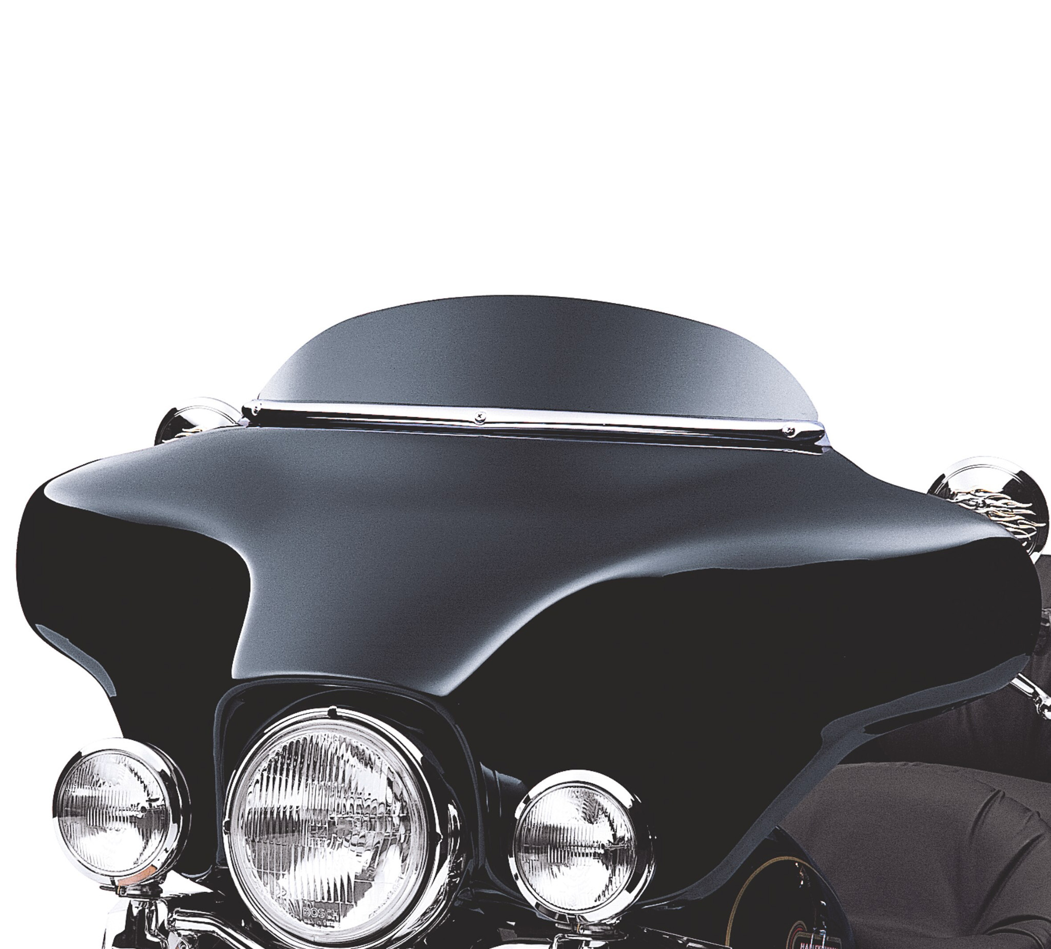Electra Glide 4 in. Black Wind Deflector HarleyDavidson USA