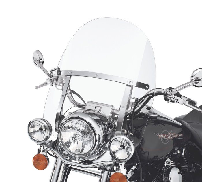 Road King H-D Detachables Windshield - 18 in. Clear 1
