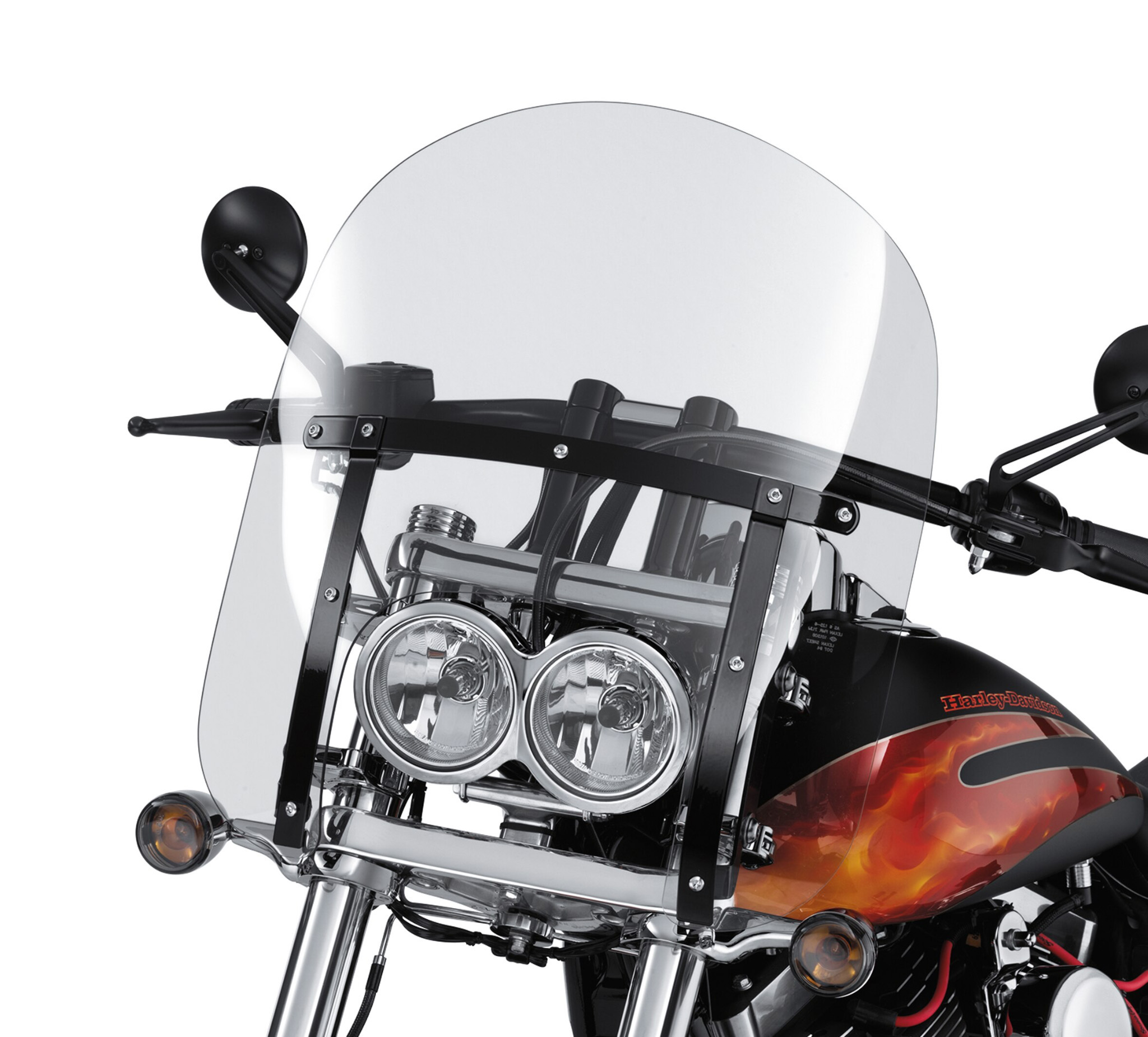 QuickRelease Compact Windshield HarleyDavidson CA
