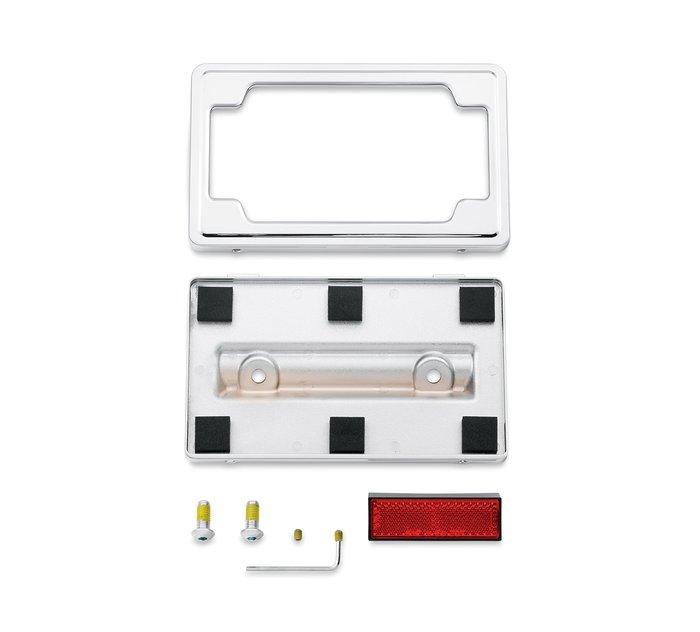 Framed Layback License Plate Mounting Kit 1