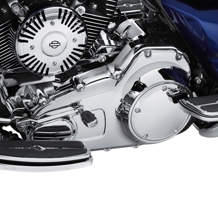 Primary Cover Cap Set Chrome for Harley Davidson by V-Twin 