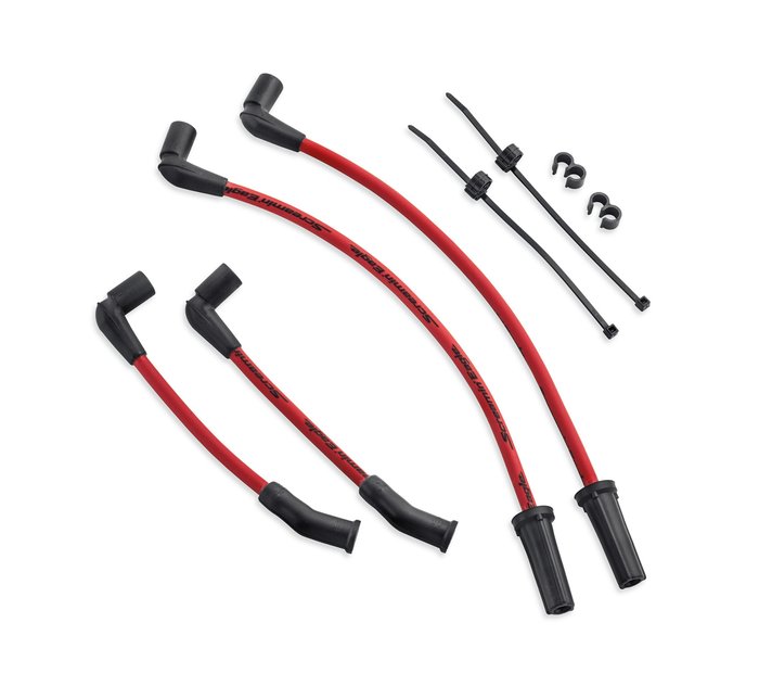 Screamin' Eagle 10MM Phat Spark Plug Wires - Red 1