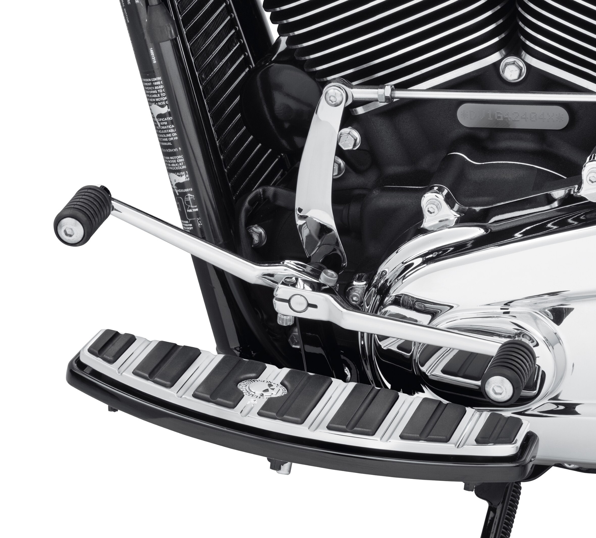 Leva del cambio a bilanciere cromata