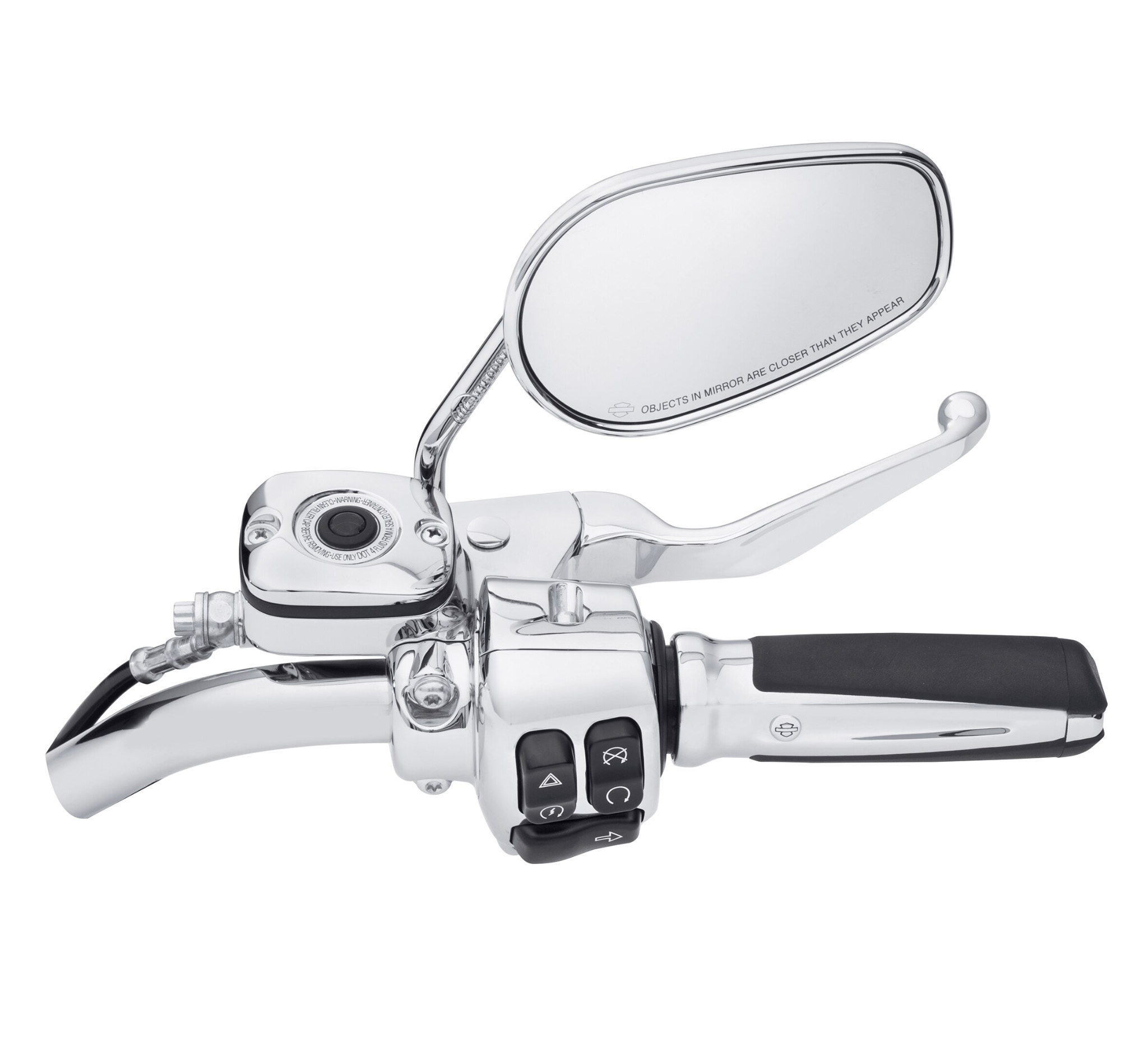 Ensemble de support d’embrayage et réservoir de maître-cylindre, chrome