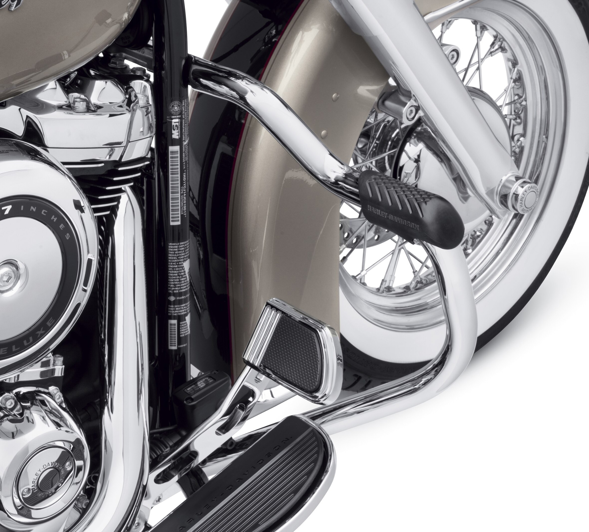 Harley Davidson Softail Fat Boy Deluxe Heritage Chrome Engine Guard Crash Bar