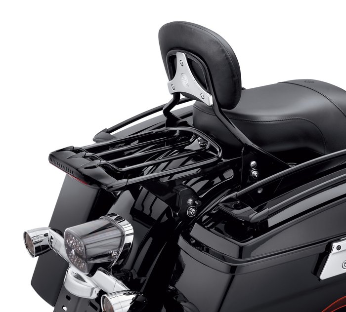 Two Up Air Wing Luggage Rack W/ Light For Harley Touring FLHT FLHX FLTR FLHX 09+ 