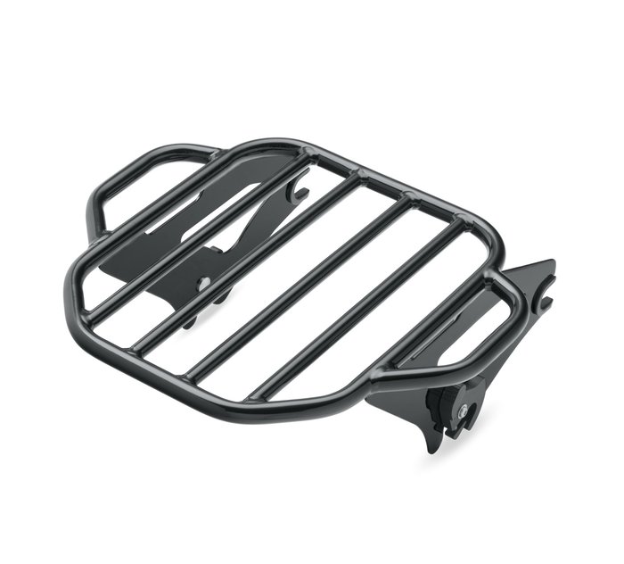 GLOSS BLACK Harley Davidson TOURING Large KING DETACHABLE TWO UP LUGGAGE RACK QUICK RELEASE REAR CARRIER 2009-2021 STREET GLIDE ROAD KING ELECTRA ULTRA CLASSIC 50300058A HD DETACHABLES FLHX FLTR FLHRC 
