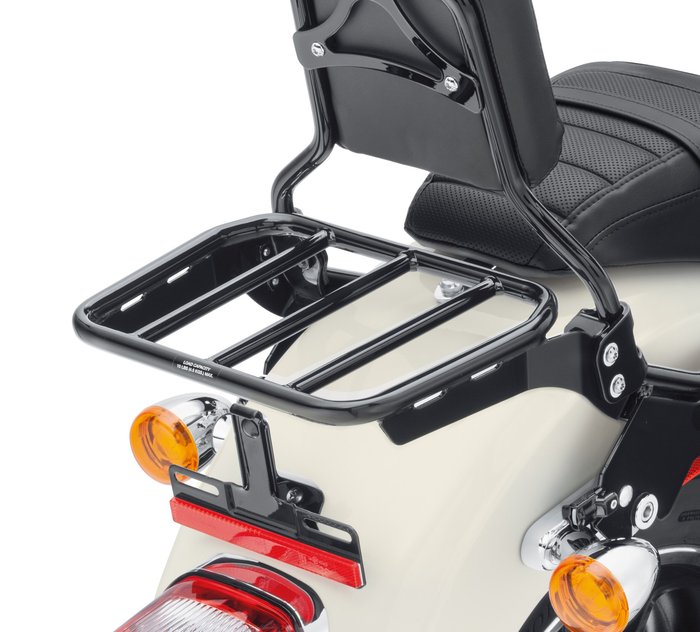 Sport Luggage Rack for HoldFast Sissy Bar Uprights - Gloss Black 1