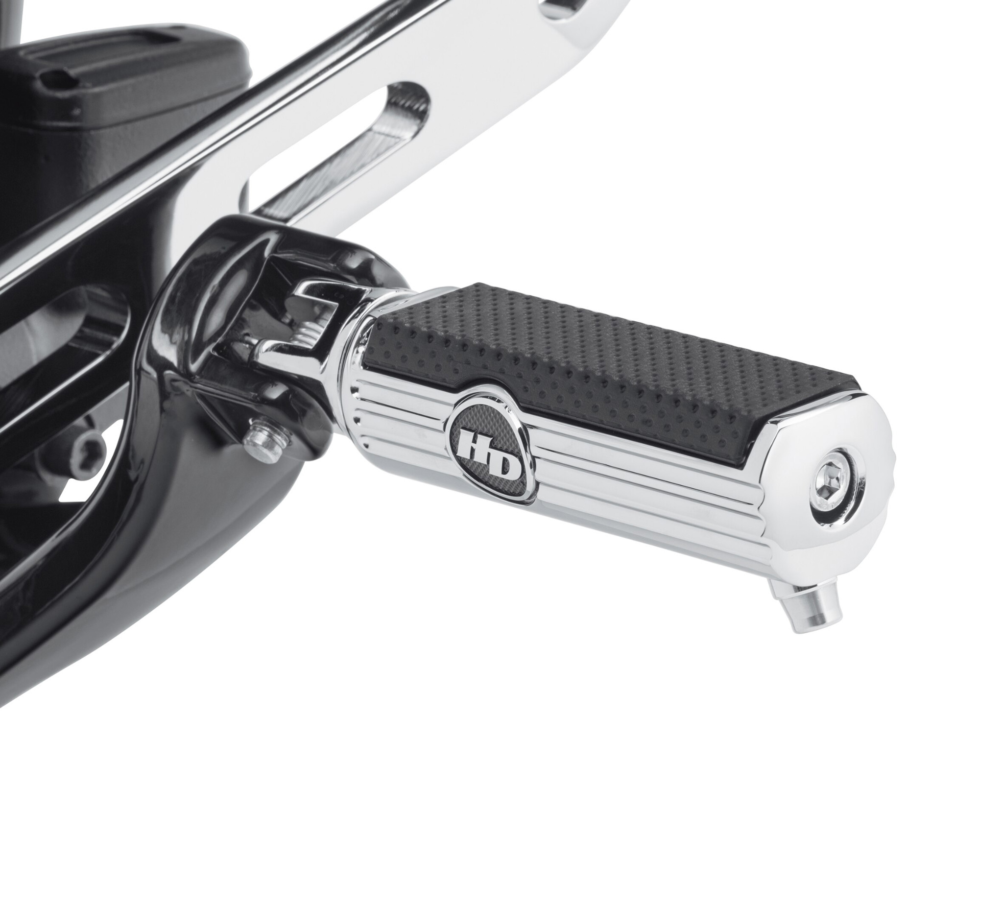 Defiance Rider Footpegs with Removable Wear Peg - Chrome