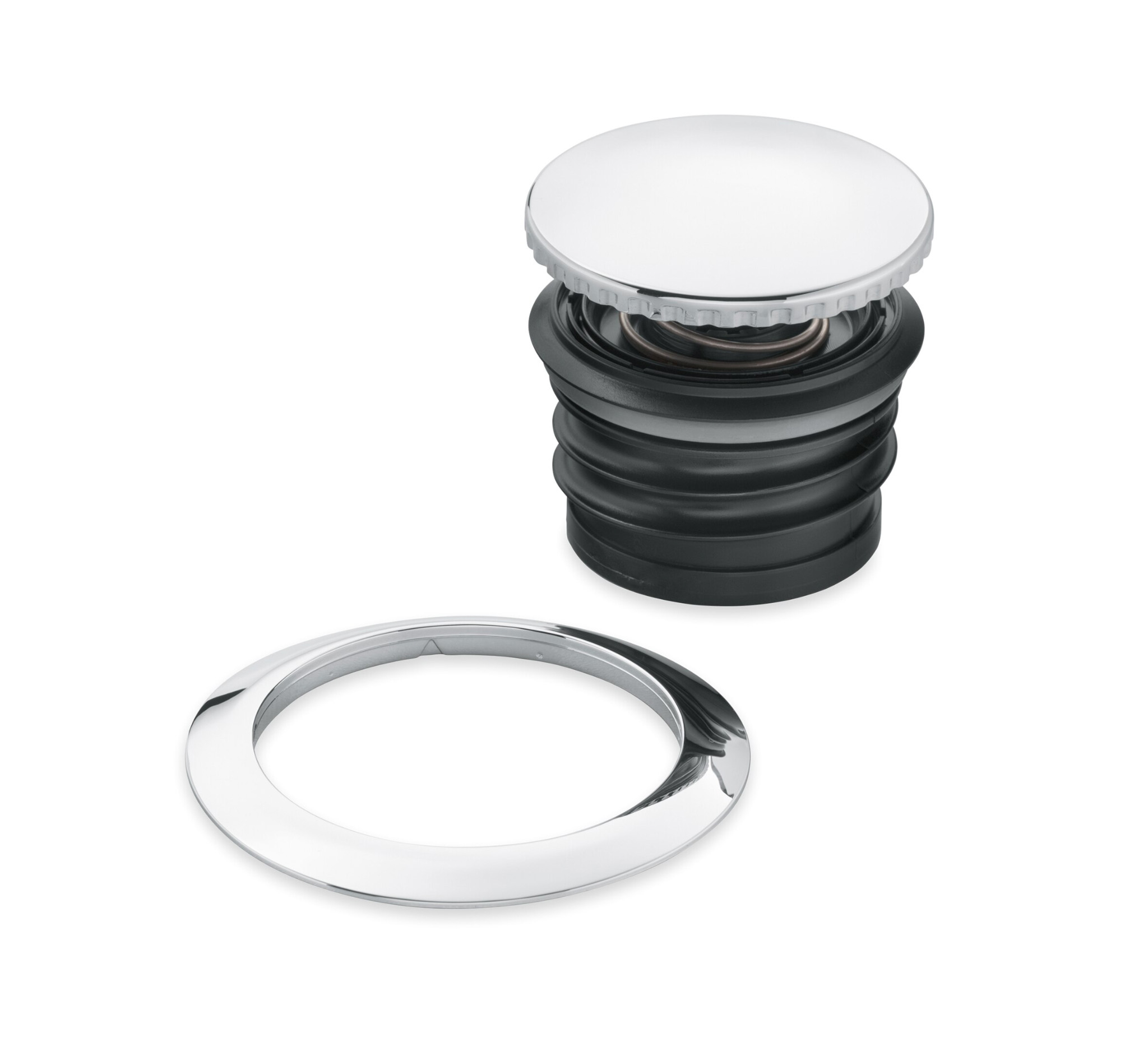 FlushMount Fuel Cap Chrome 6313910B HarleyDavidson USA