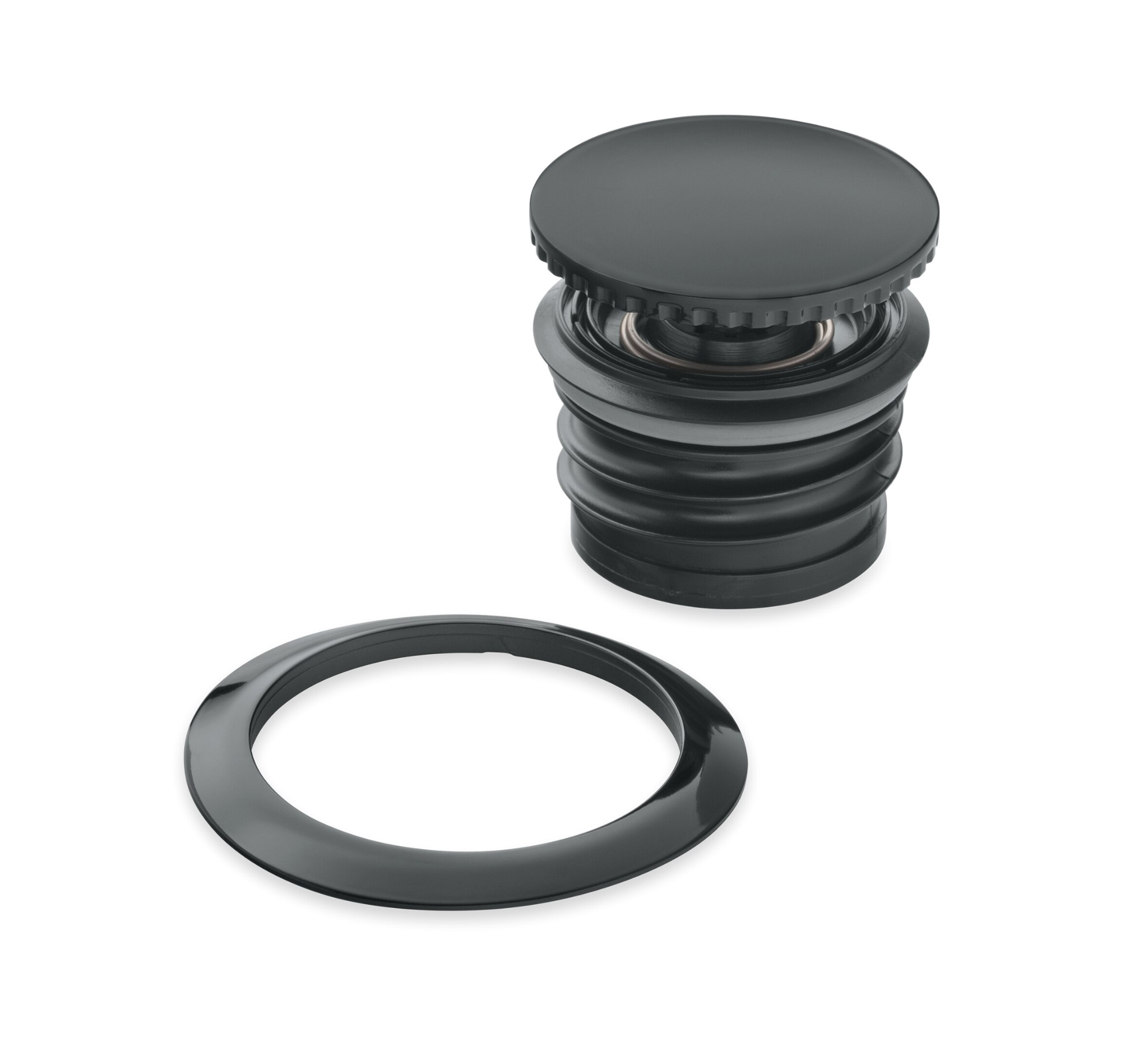 Flush-Mount Fuel Cap- Gloss Black