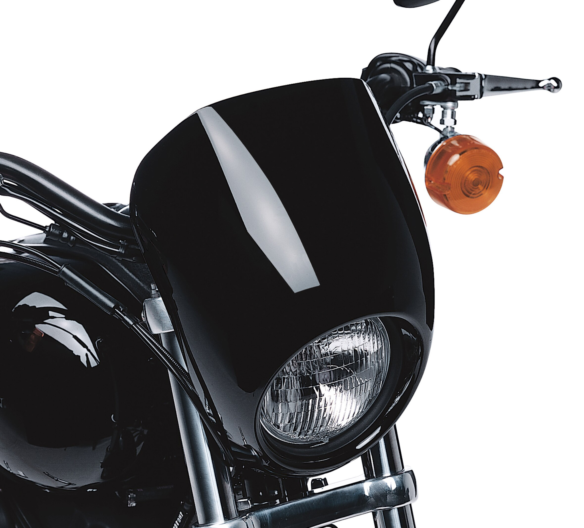 Color Matched Headlamp Visor 68129 98dh Harley Davidson Usa