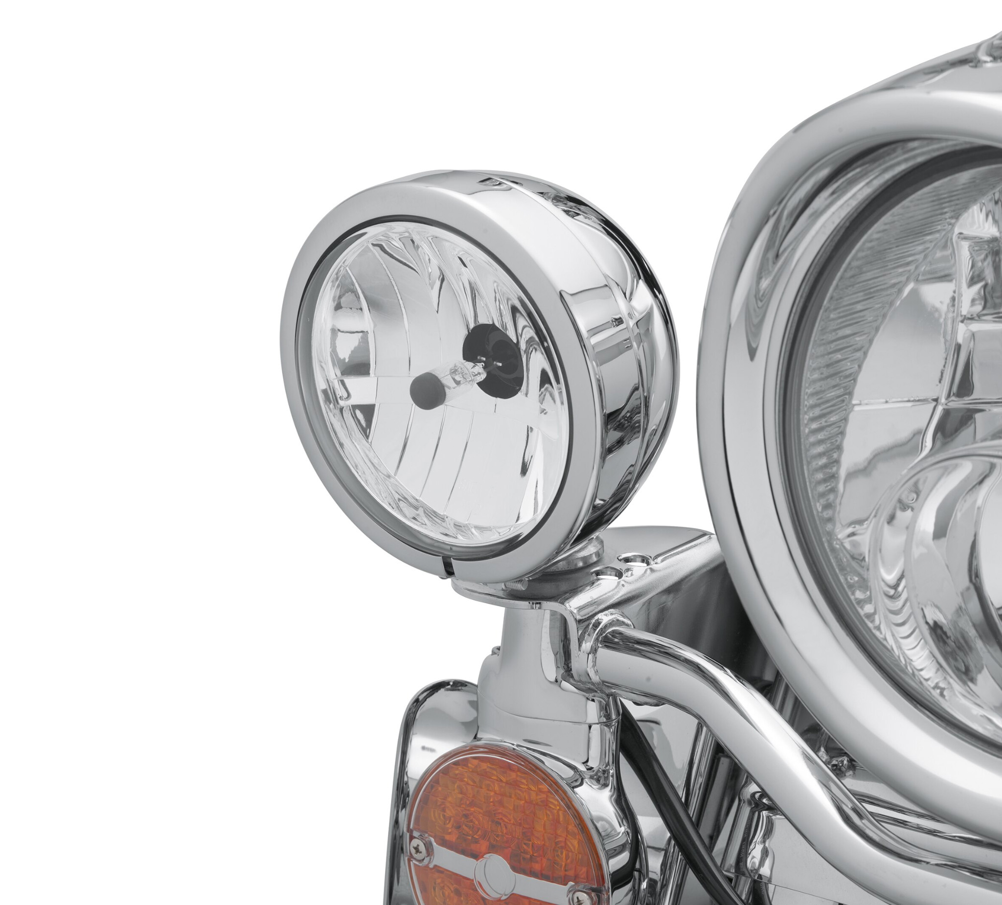 Harley Davidson touring softail flht front light bar passing light trim