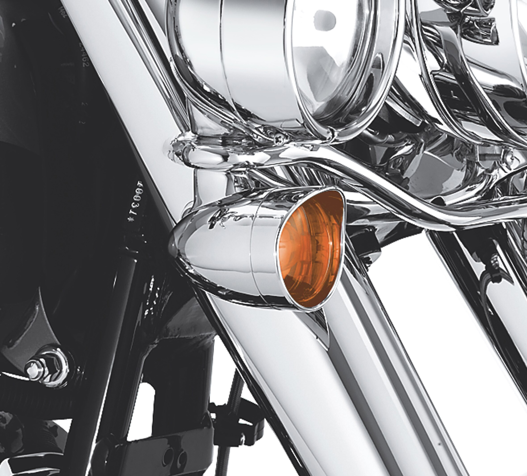 HardDrive Turn Signal Mount Set For Harley-Davidson Black 162495