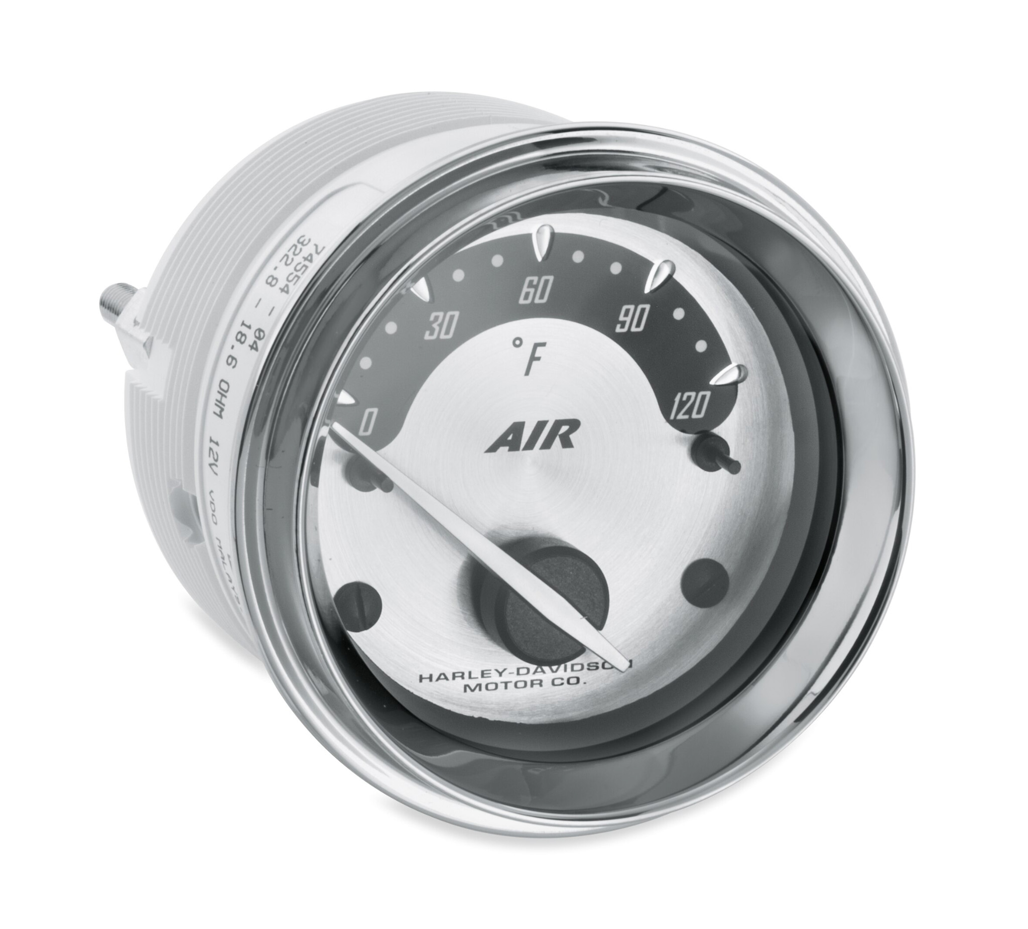 Ryde Chrome Dashboard Air Temp Thermometer