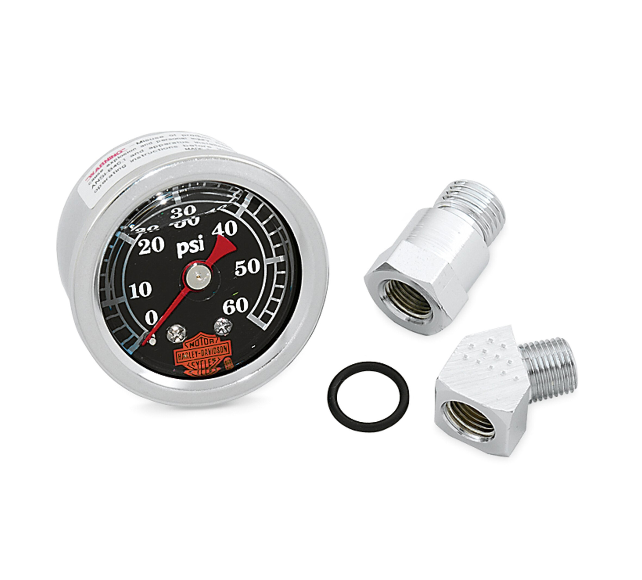 LiquidFilled Oil Pressure Gauge 7501282D HarleyDavidson USA