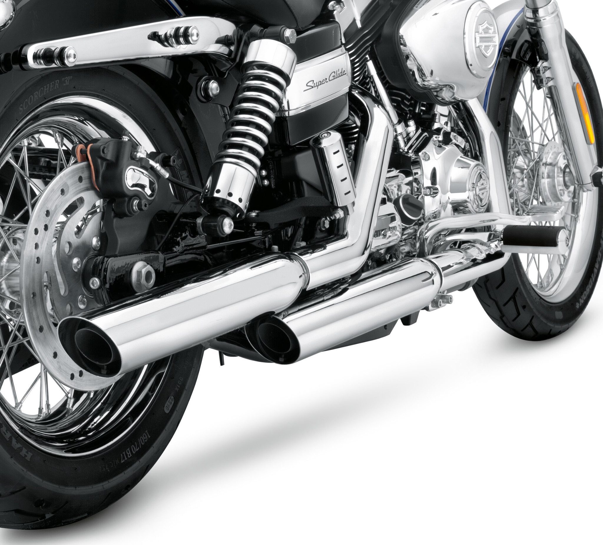 Screamin Eagle Street Performance Slip On Mufflers Dyna Shorty Dual 80678 08 Harley Davidson Usa