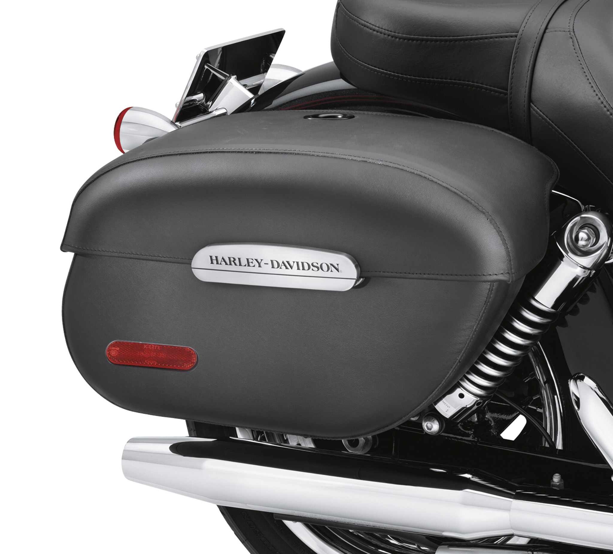 Alforjas negras vívidas aptas para Harley/Davidson Touring 2014, accesorios  de motocicleta