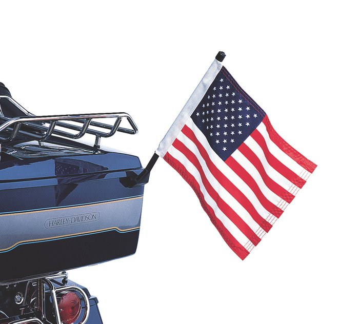 American Heritage Eagle Flag Decal with Transparent Backing Bike Customization S 