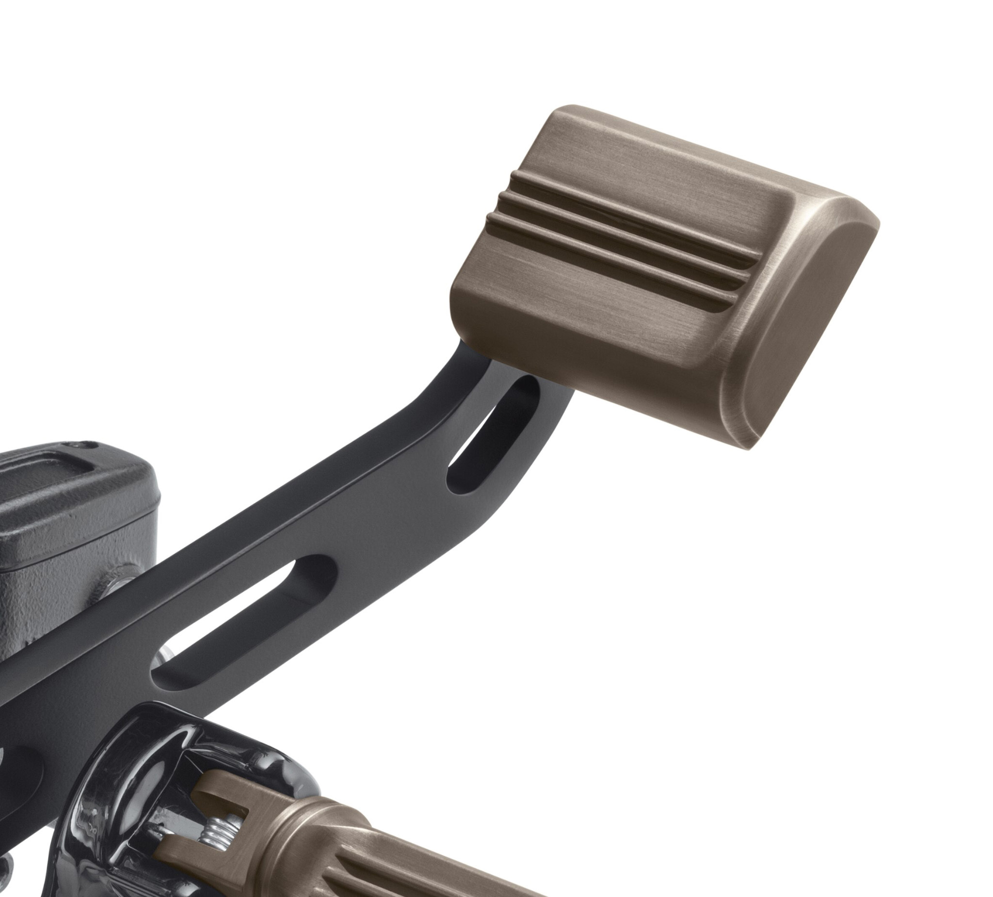 Kleine Brass Bremspedalauflage