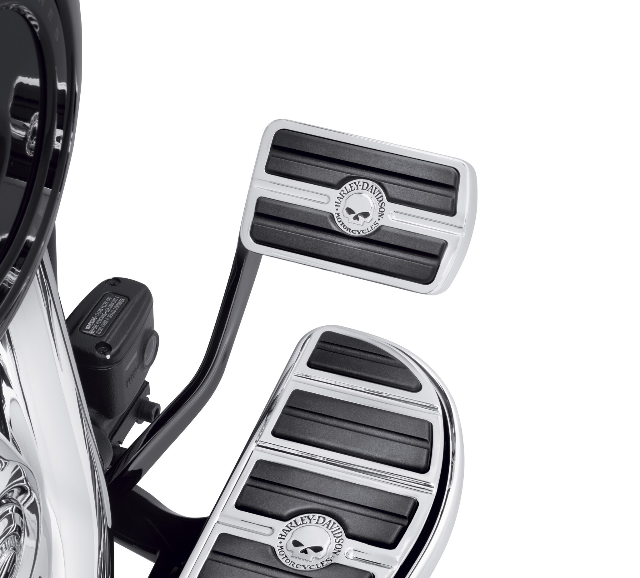 Willie G Skull Brake Pedal Pad - Large