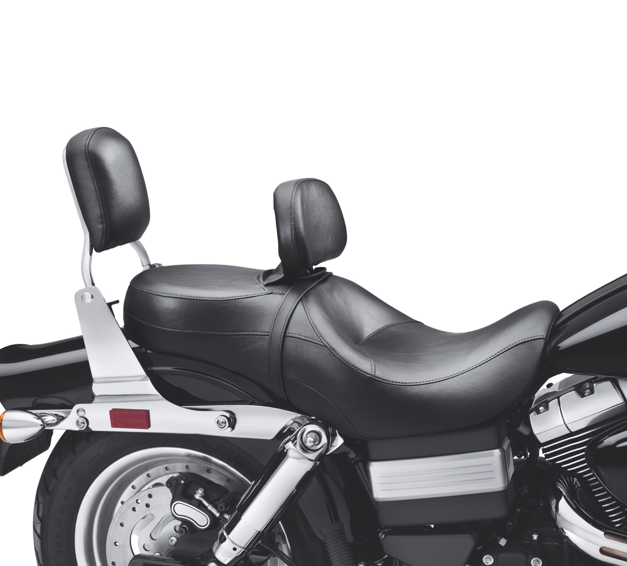 Signature Series Rider Seat With Backrest 52000015 Harley Davidson Indonesia