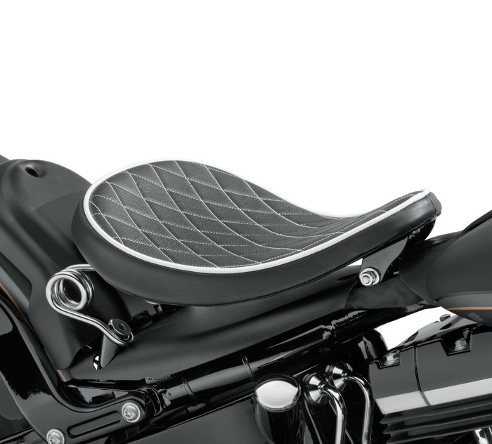 Diamond pattern Solo Seat Base Pan Spring Bracket For Harley Bobber Chopper 