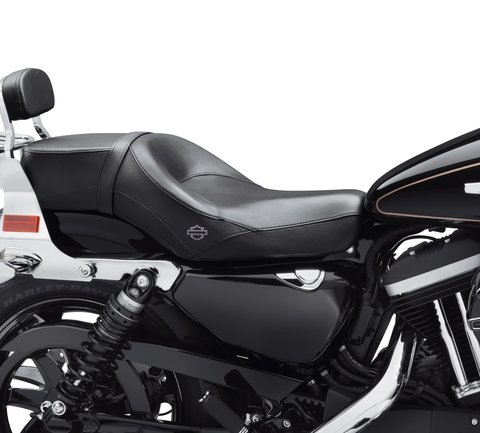Ventouse Coussins Moto, Ventouse Siège Passager Coussin rectangulaire pour  Harley Custom Chopper-Noir