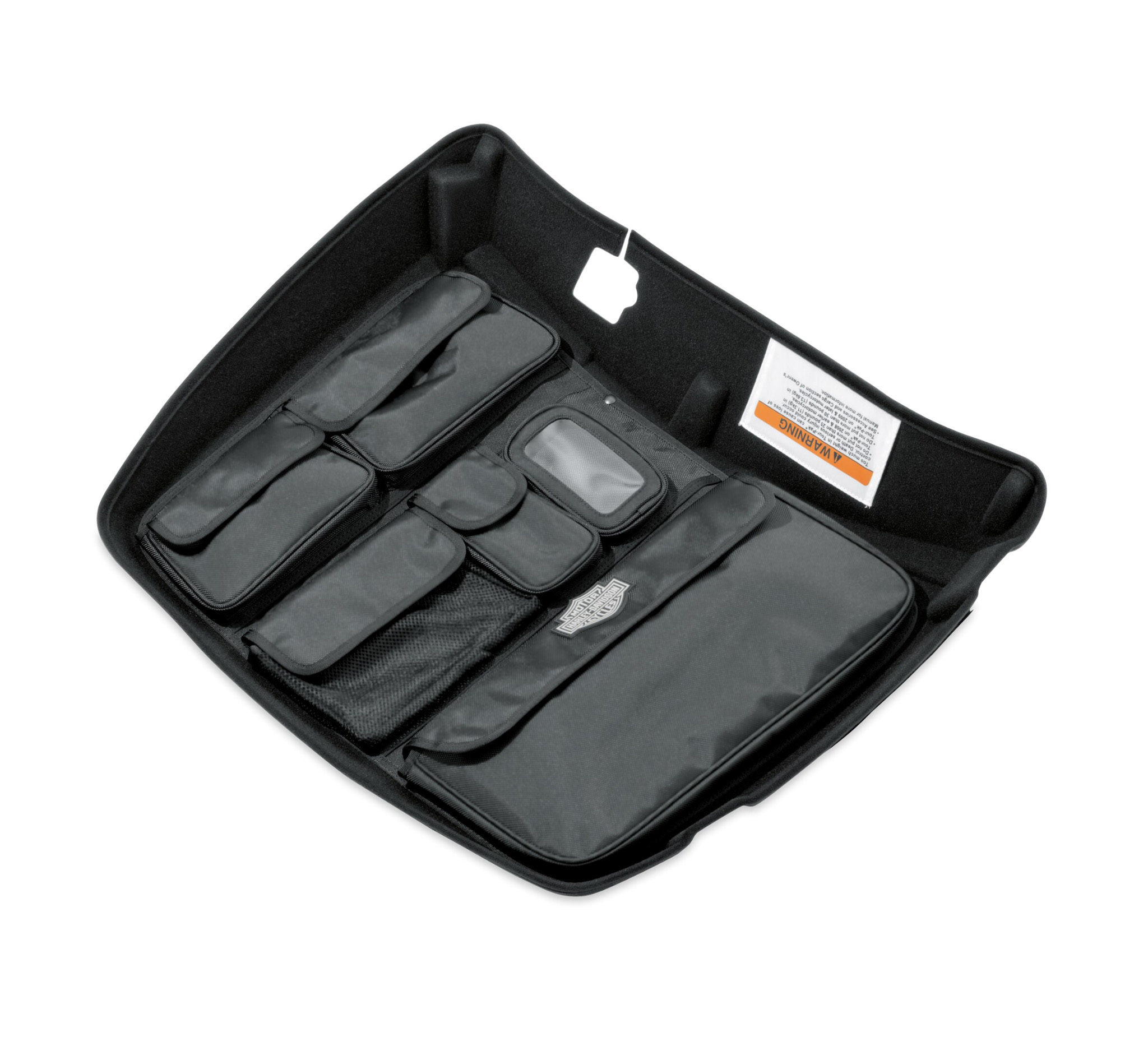 Tour-Pak Lid Fitted Lining with Organizer - Premium Black