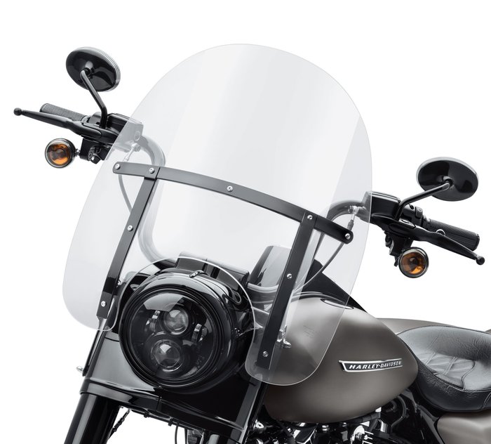 Road King H-D Detachables Windshield - 18 in. 1