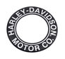 Harley-Davidson Motor Co. Script Fuel Cap Medallion